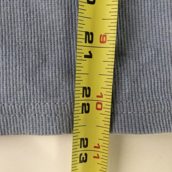 Gap Stretch Women’s Split Neck Ribbed Short Sleeve Top Tag Size Medium - Picture 9 of 13